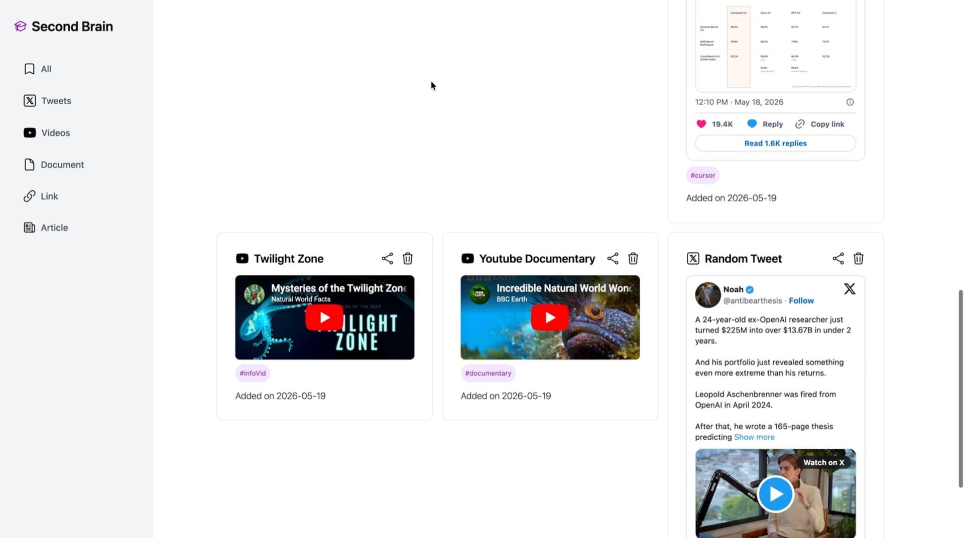 Second Brain screenshot 6